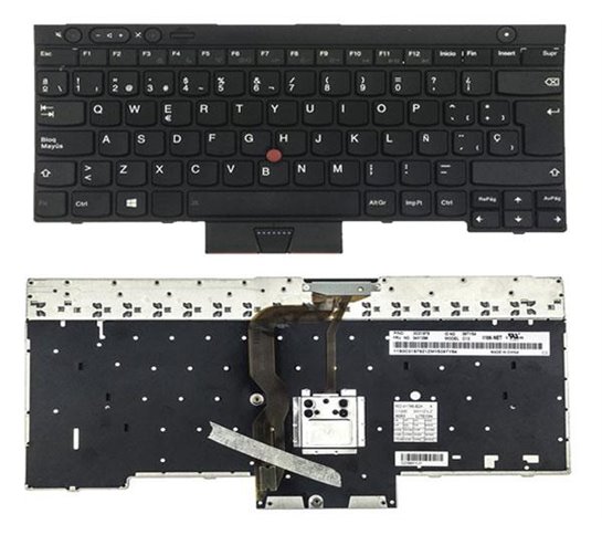 Teclado para portátil Lenovo thinkpad l530 / t430 / w530 negro