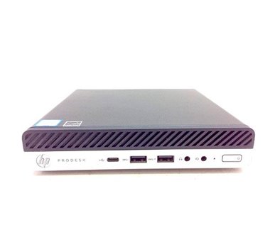 Ordenador Reacondicionado MINI HP 600 g4 / i5-8th / 8Gb / 256Gb SSD / Win 10 Pro / Grado A- / Sin cable trebol