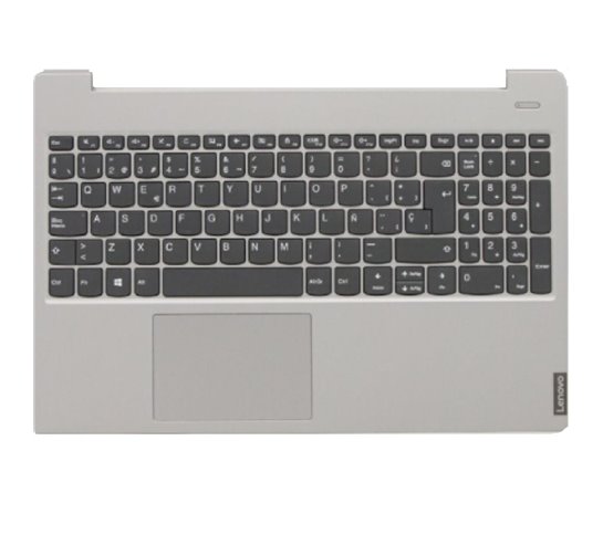 Top case + teclado Lenovo S340-15ILL Plata