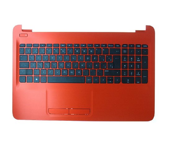 Top case + teclado HP 15-BA Rojo