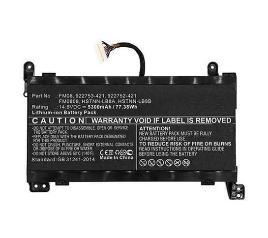 Batería para portátil HP 77WH / 14.6V / 5.3Ah / 16pines